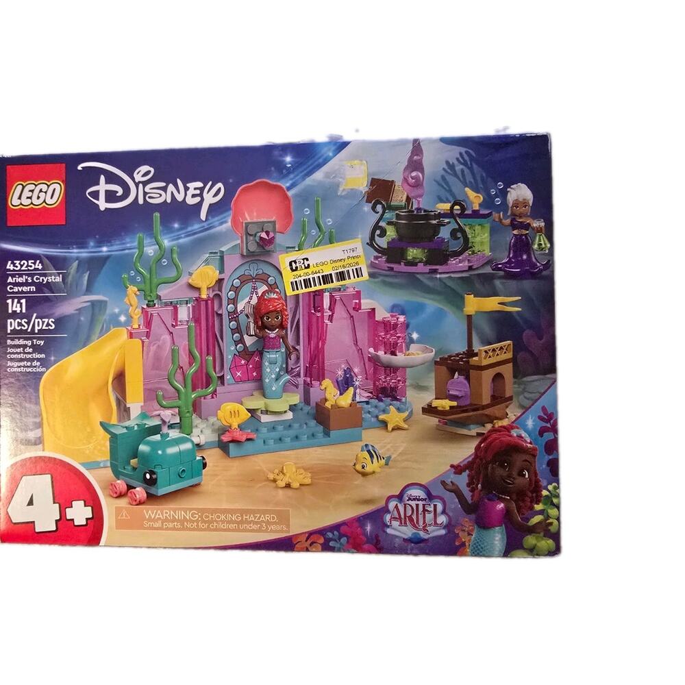 LEGO Disney Princess Ariel's Crystal Cavern and Treasure Chest 43254